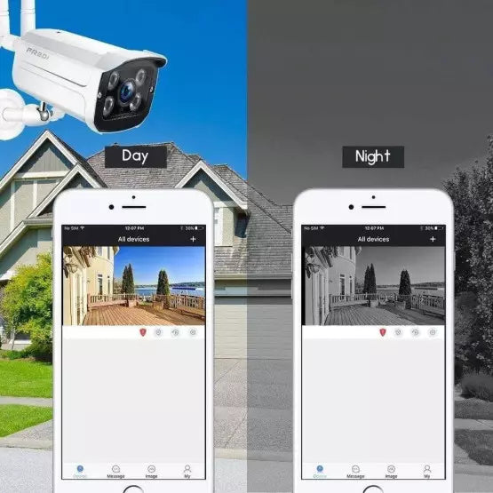 Έξυπνη κάμερα Wifi IP για εξωτερική χρήση Full Hd 1080p