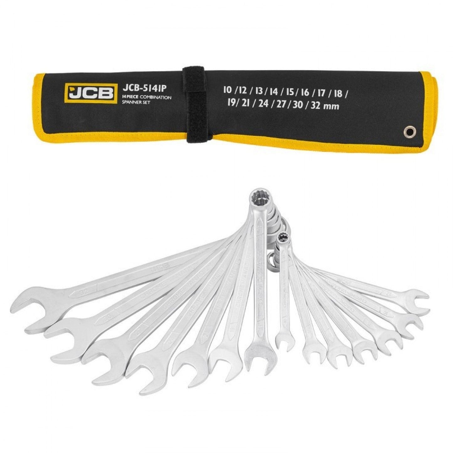 Σετ Κλειδιών Αστεριών JCB 14 Τεμαχίων (10-32mm) - 5141P