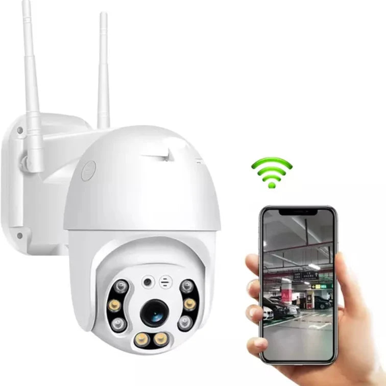 WIFI Περιστρεφόμενη ασύρματη κάμερα θόλου 5MPX HD