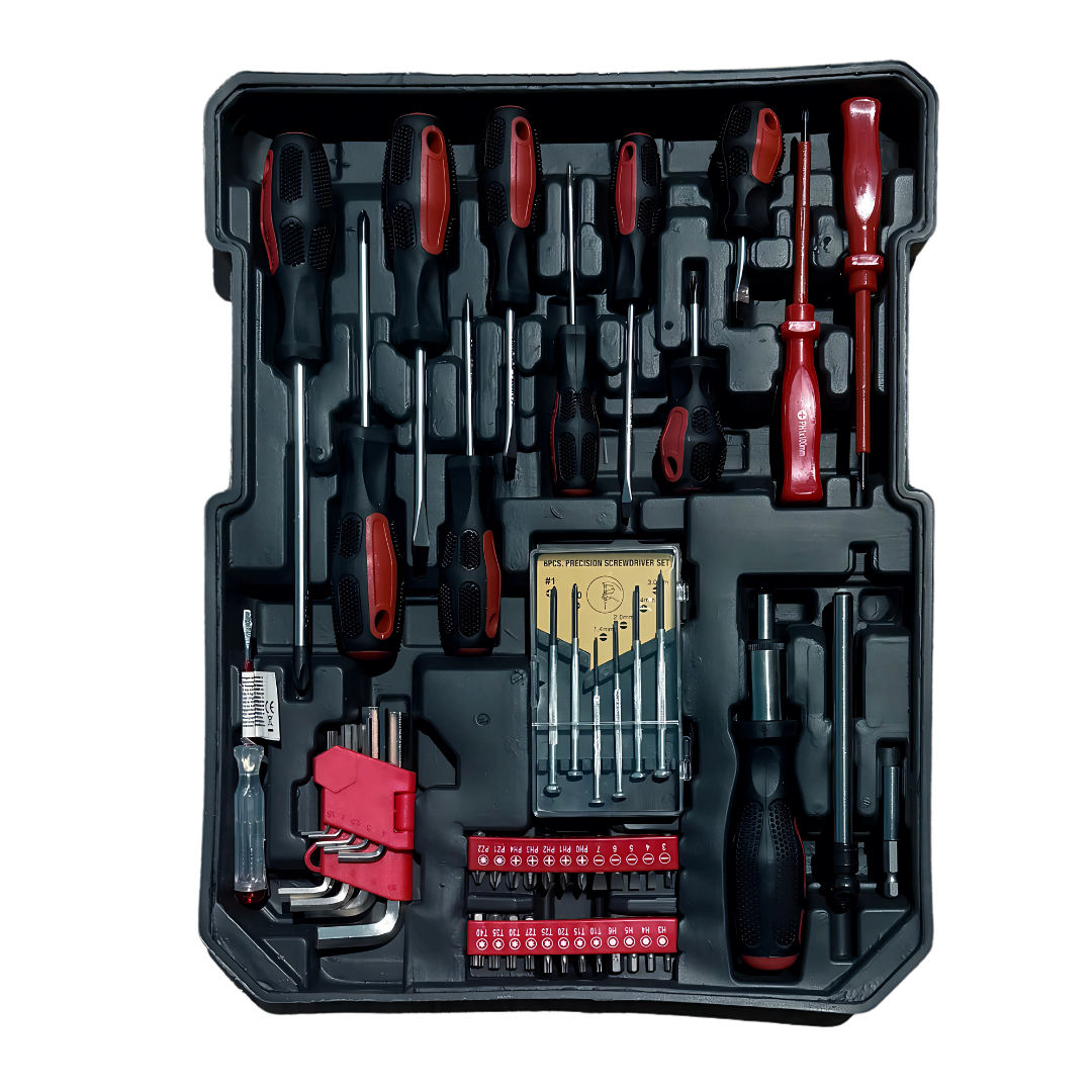 Γερμανική θήκη εργαλείων WerkBull Germany® - 1050 τεμάχια από χάλυβα χρωμίου-βανάδιου 2024