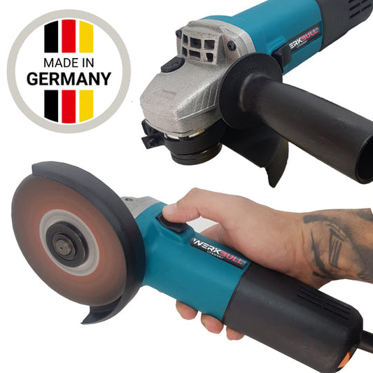Γωνιακός λειαντήρας WerkBull125 mm, 1200W, με έλεγχο ταχύτητας