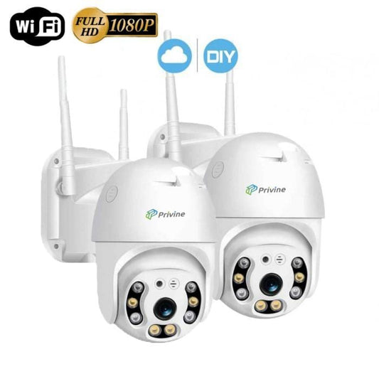 Σετ 2x Περιστρεφόμενες Ασύρματες Κάμερες WiFi 5MPX HD

