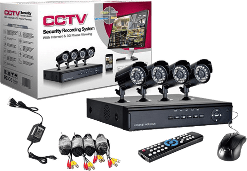 Πλήρες Πακέτο - DVR + 4 Κάμερες - "KIT" Σετ Βιντεοεπιτήρησης

