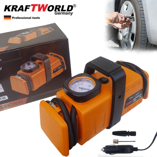 Γερμανικός συμπιεστής ελαστικών WerkBull 7 Bar 12V και 220V