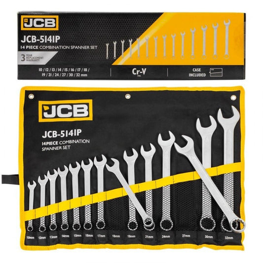 Σετ Κλειδιών Αστεριών JCB 14 Τεμαχίων (10-32mm) - 5141P