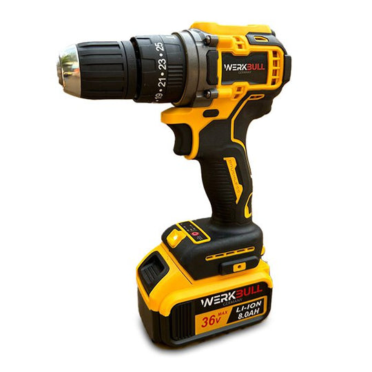 Κατσαβίδι Χωρίς Ψήκτρες και Κρούση 36V 8Ah σε Θήκη WerkBull
